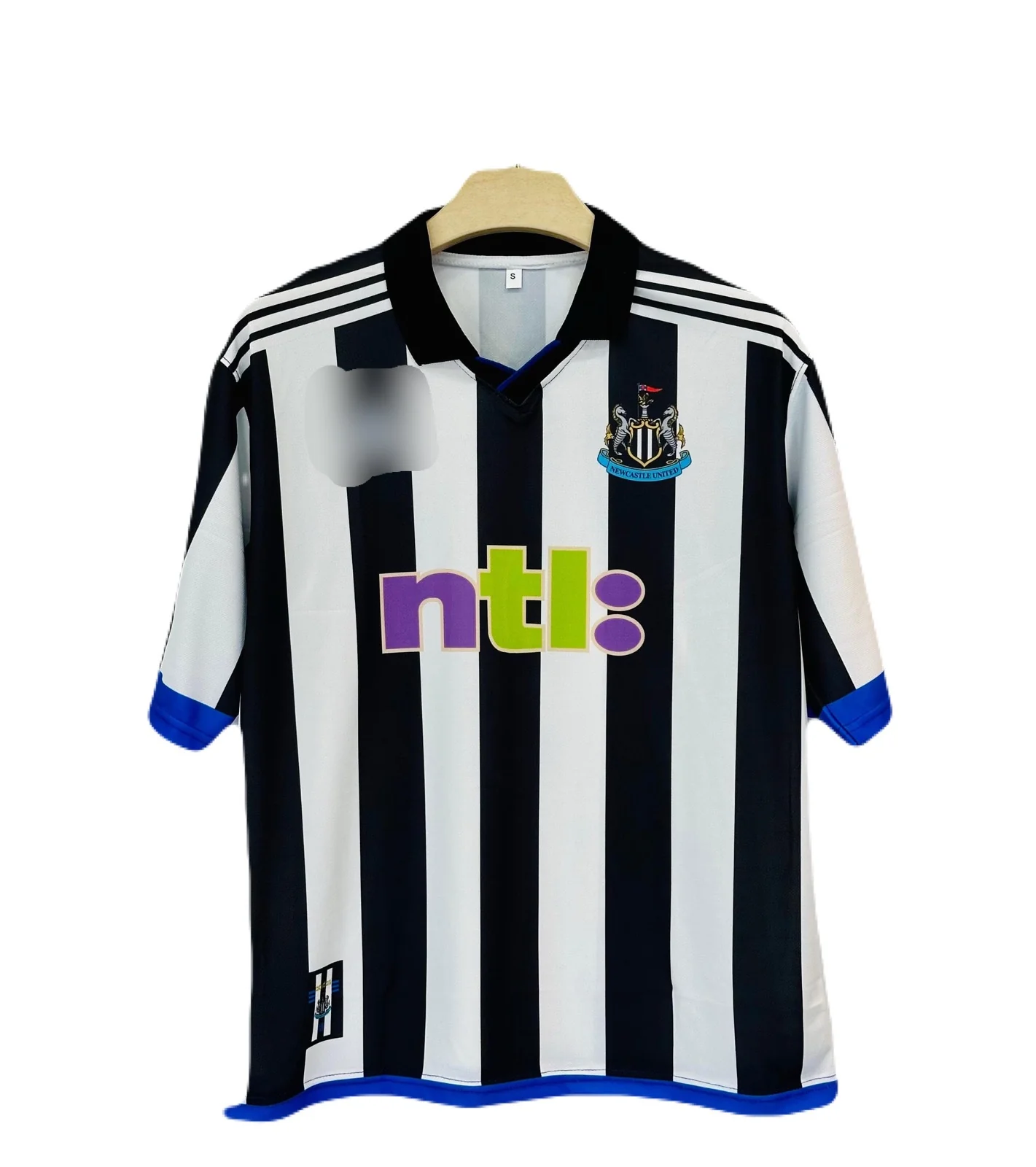 New castle 2000/2001 Home jersey SHEARER - P726 Ms retro store - Image 4