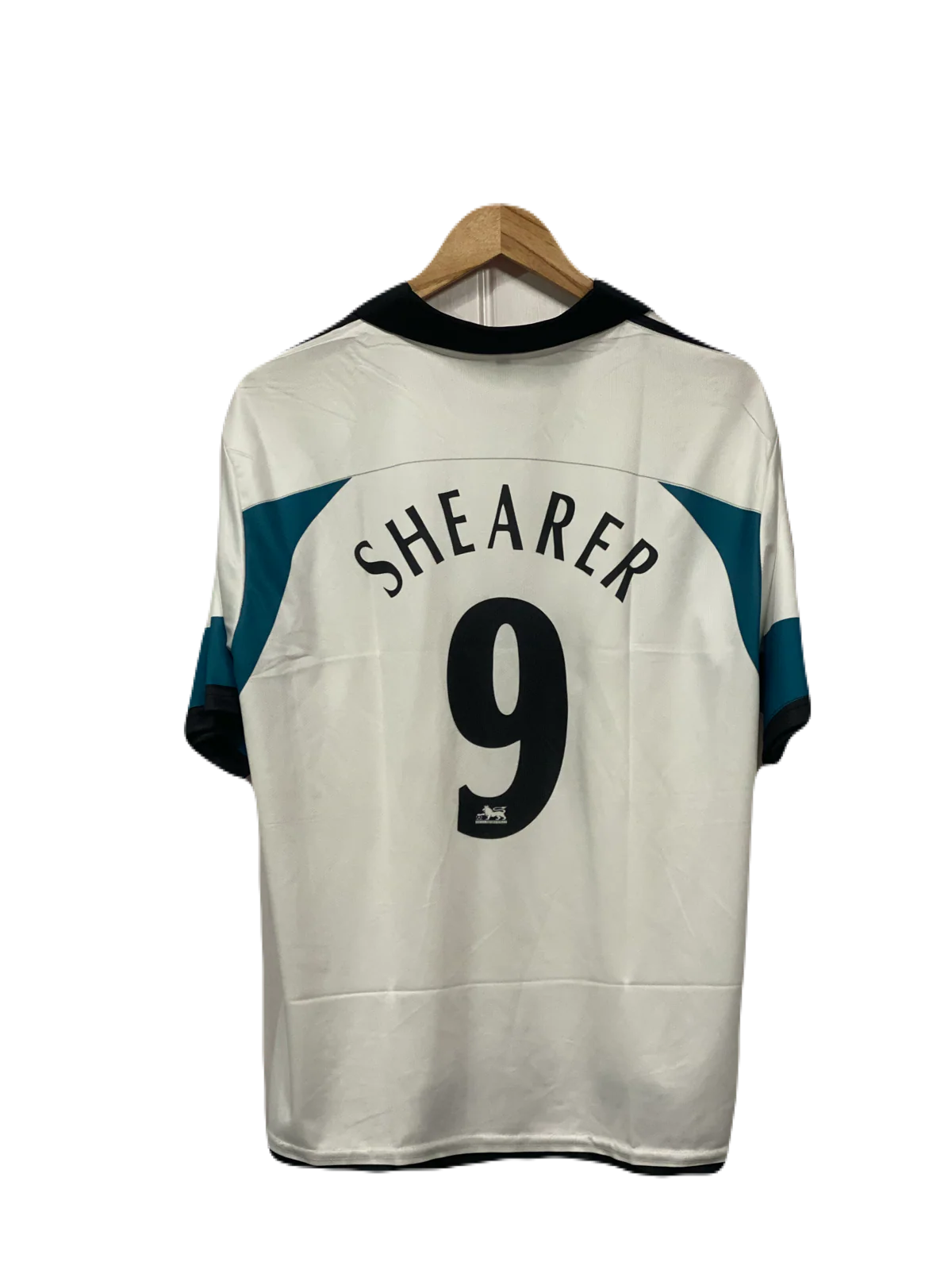 NewCastle United 1999-00 Away kit Shearer Five sleeve - P688 Ms Retro Store - Image 3