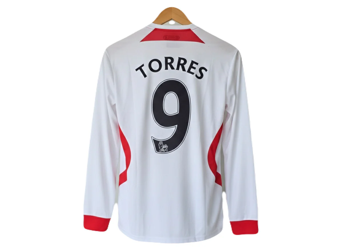 Liverpool 2007-08 Away Torres Full sleeve -P1171 Ms retro store - Image 3