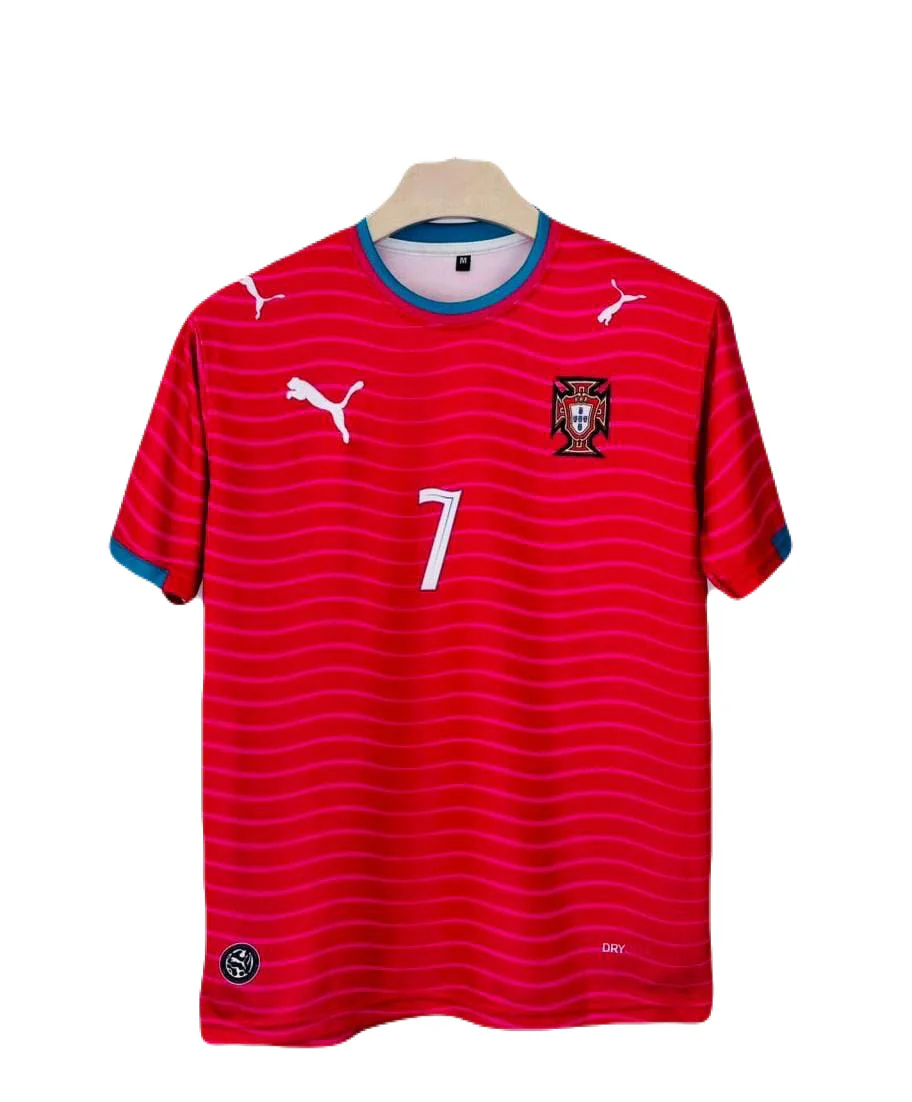 Portugal 2026 World Cup  home jersey Half sleeve ronaldo -P1147 ms retro store - Image 2