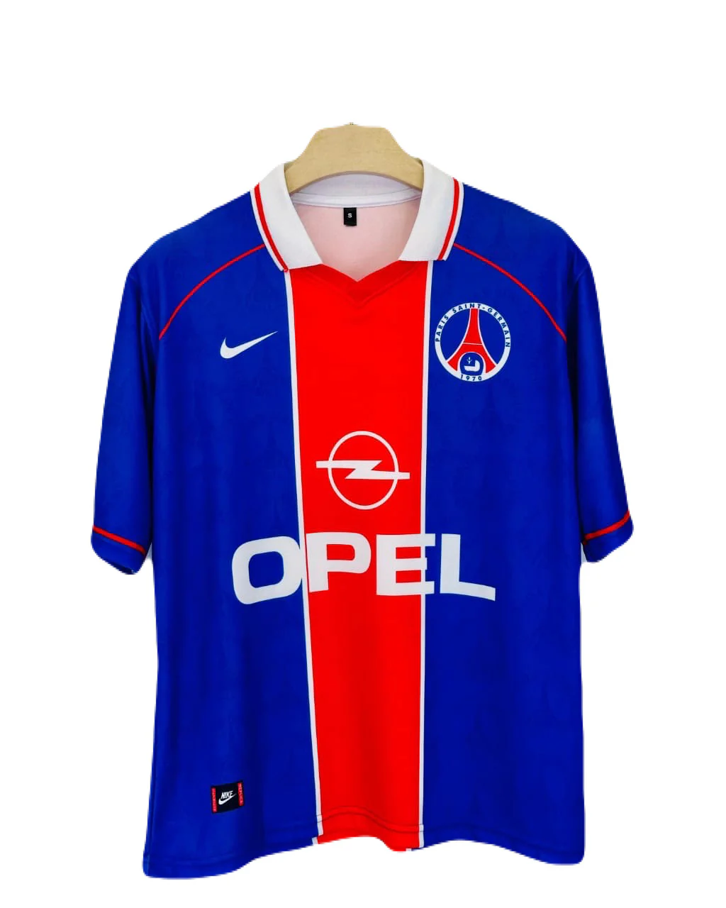 PSG 1998-99 Home kit Anelka Five sleeve p481 - Ms Retro Store - Image 2