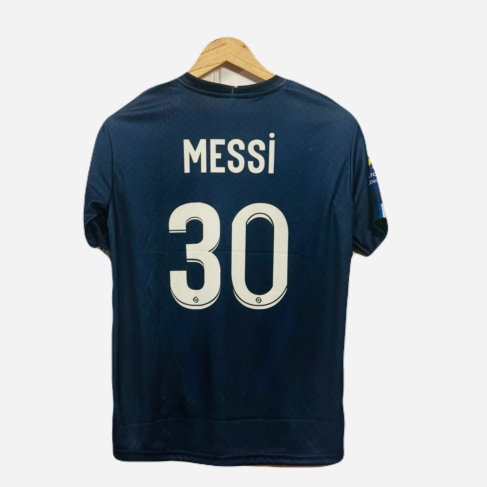 PSG 2022-23 Home kit Messi Half sleeve - P825 Ms Retro Store - Image 3