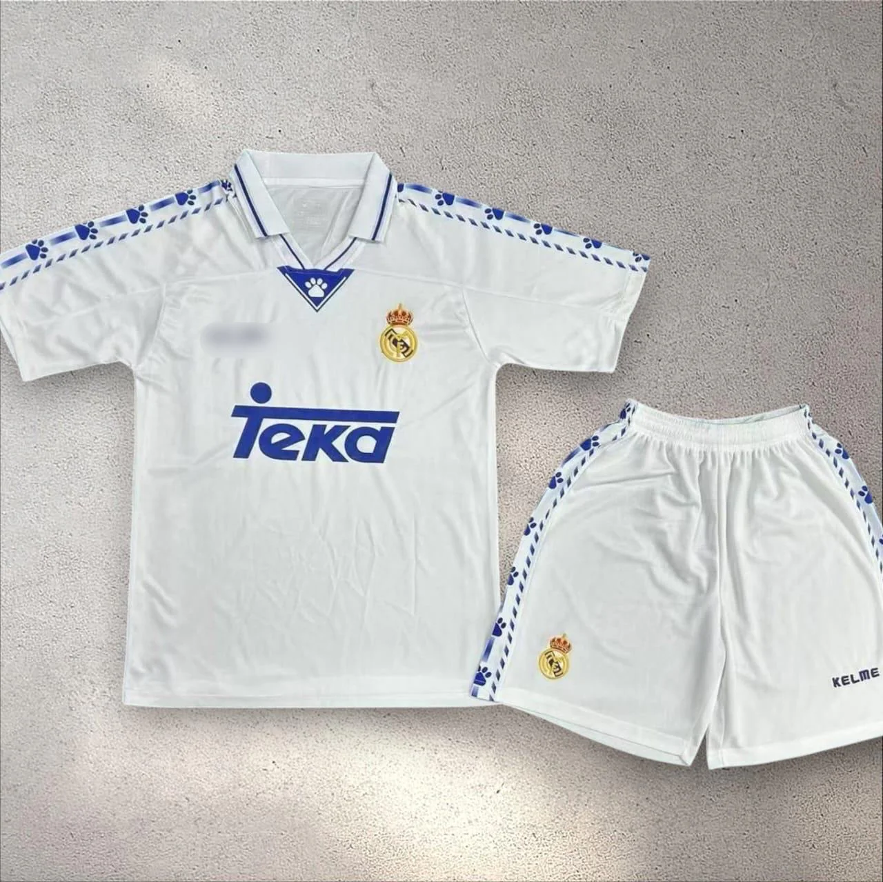 Real madrid 1996:97 Retro jersey Home P415 - Ms retro store