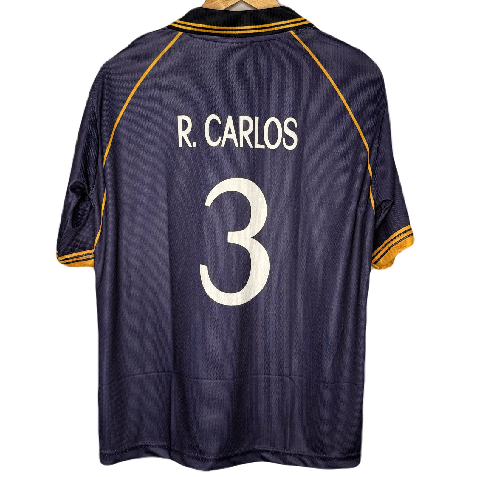 Real Madrid 1997-98 Third  Kit R.Carlos Five Sleeve - P987 Ms Retro Store - Image 3