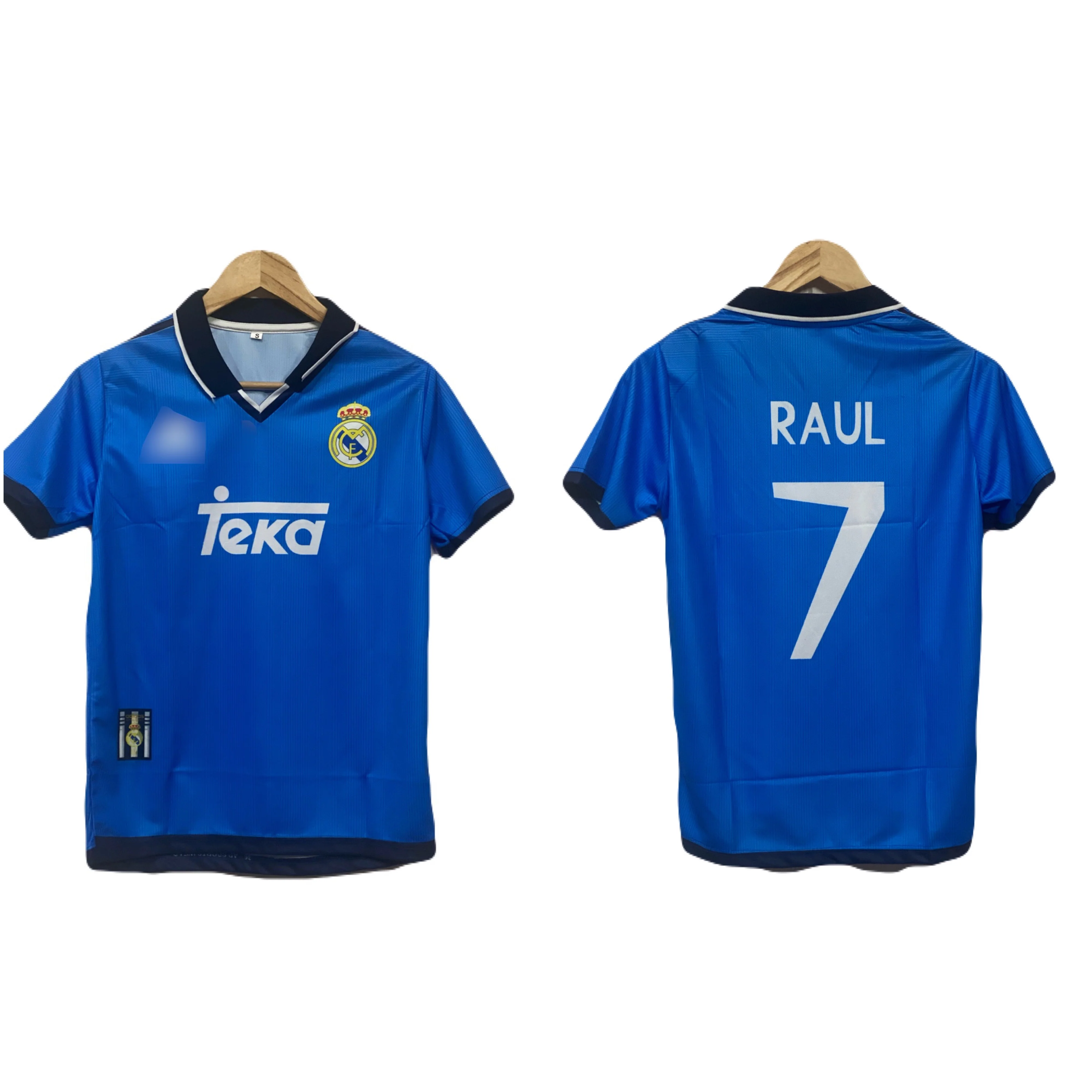 Real Madrid 1999-00 Third kit Raul Half sleeve P513 - Ms Retro Store