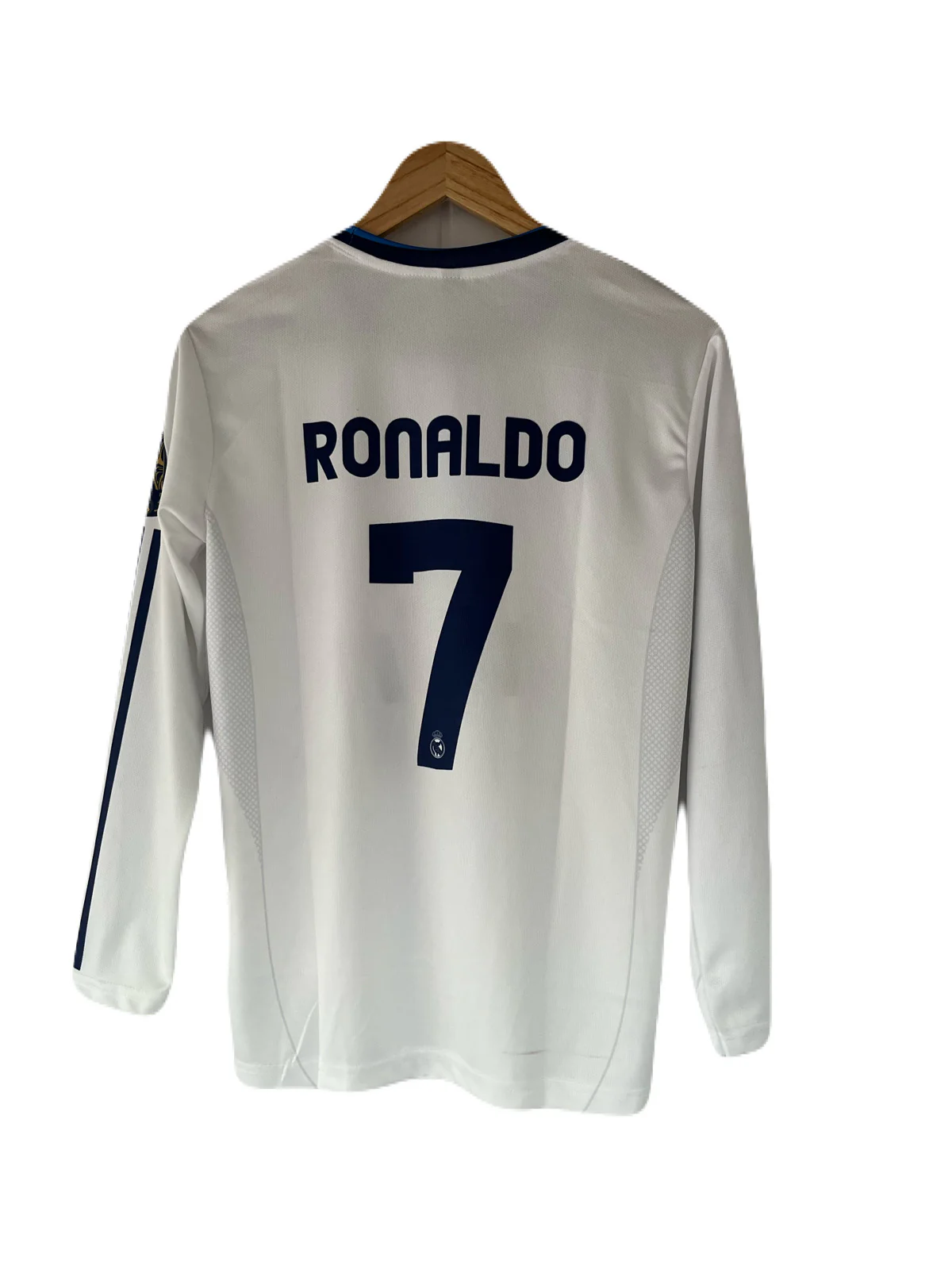 Real Madrid 2012-13 home jersey Ronaldo Full Sleeve -P1173 Ms Retro Store - Image 3