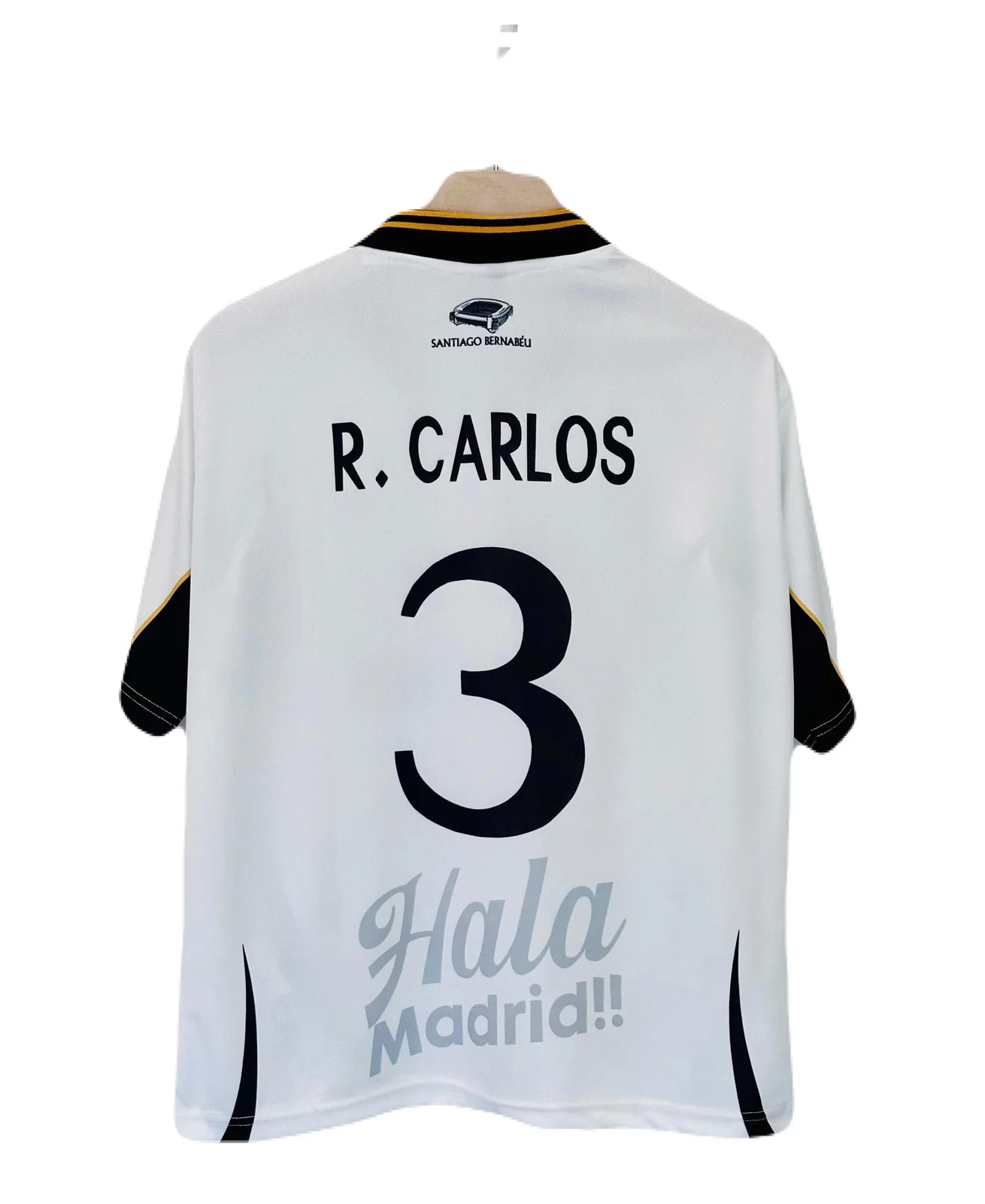 Real madrid Carlos Special Edition Five Sleeve Collar Sublimation Jersey  -P1357 Ms Retro Store - Image 3
