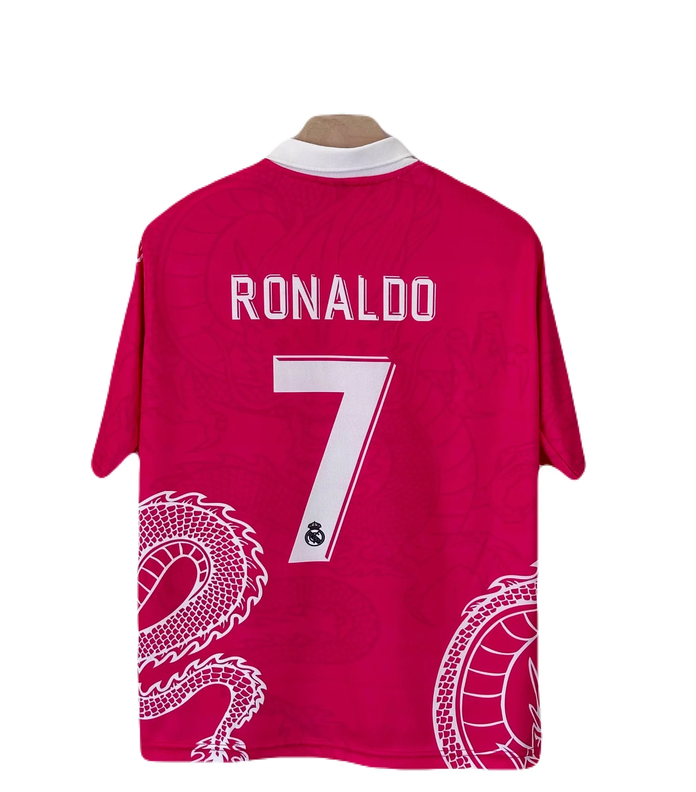 Real Madrid Ronaldo Pink Dragon Edition Collar Five Sleeve -P1185 Ms Retro Store - Image 3