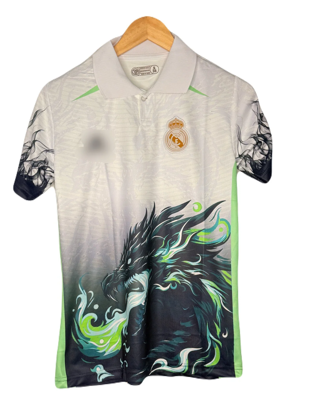 Real Madrid Special Dragon Edition Kit Half Sleeve - P1032 Ms Retro Store - Image 2