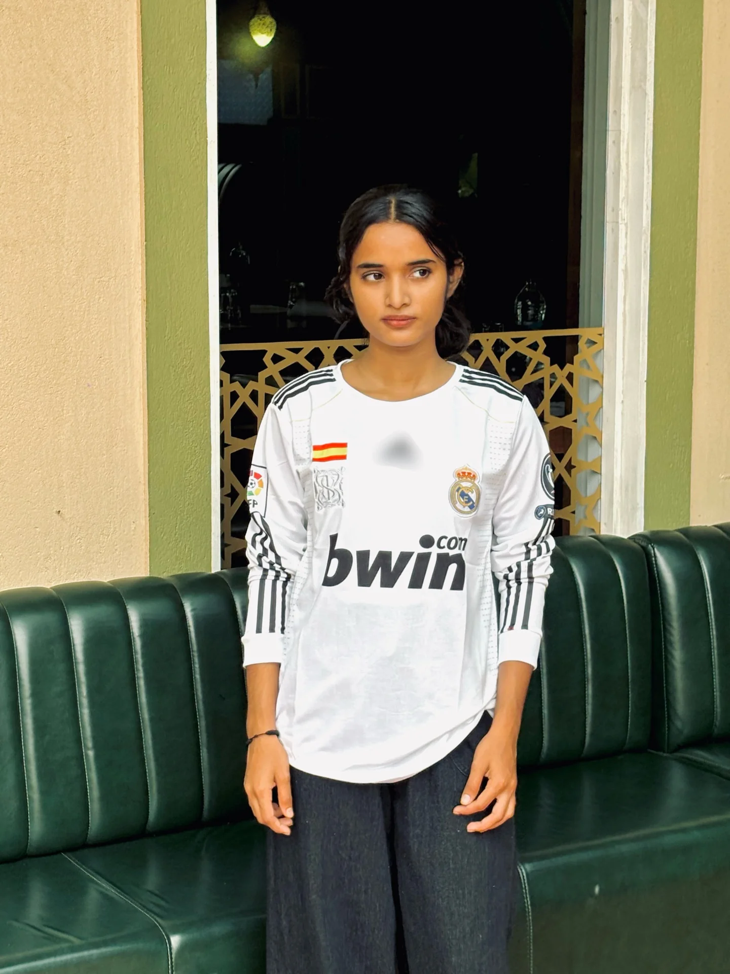 Realmadrid 2009/10 home jersey full sleeve ronaldo - P807 ms retro store - Image 4