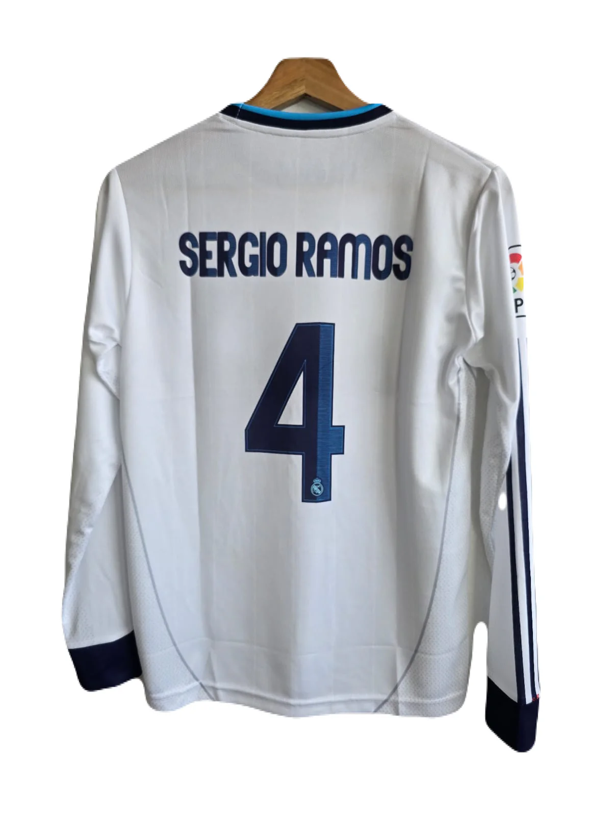 Realmadrid 2012/13 home jersey sergio Ramos full sleeve  P318 -  ms retro store - Image 3
