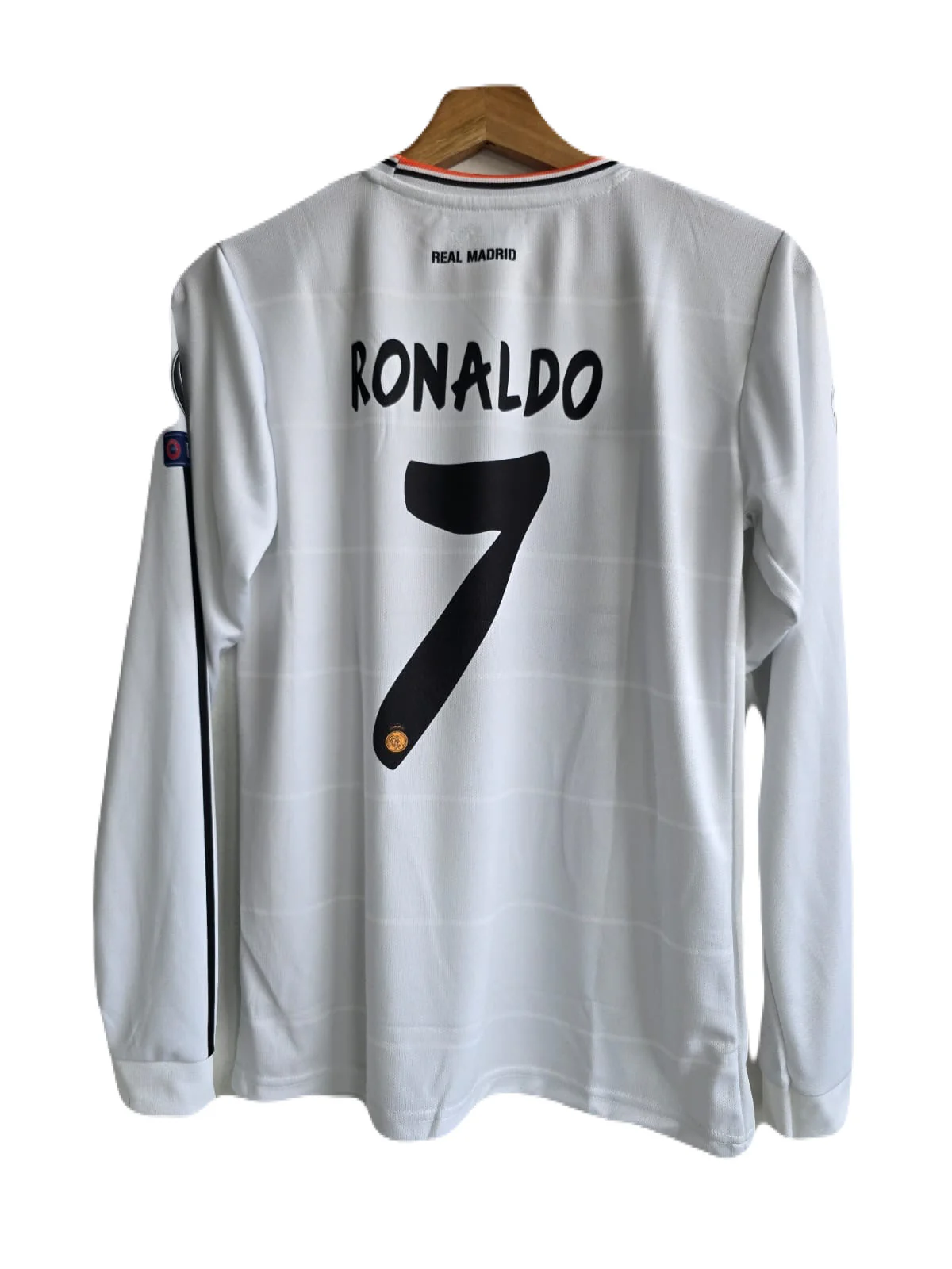 Realmadrid 2013/14 home jersey full sleeve ronaldo P140 - ms retro store - Image 3