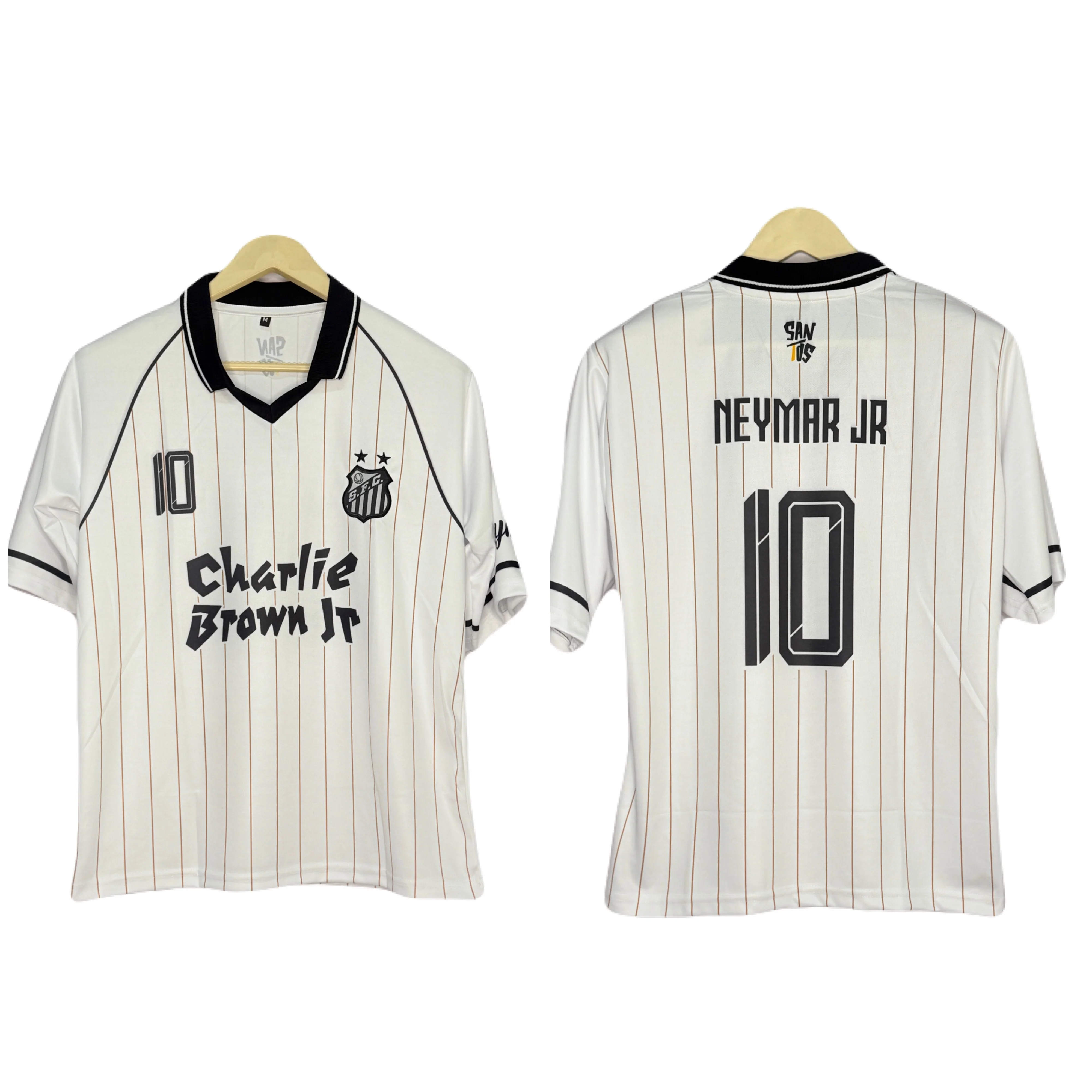 Santos X Charlie Brown Special Edition Kit Neymar Five Sleeve P1308 - Ms Retro Store