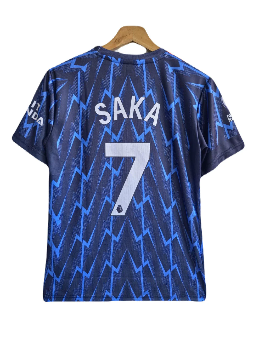 Arsenal FC 2025-26 Away Saka Half sleeve Embroidery jersey -P1174 Ms retro store - Image 3
